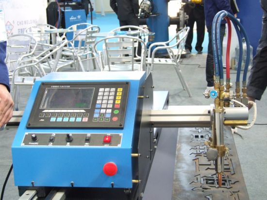 Liela ātruma CNC pārnēsājamā plazmas griešanas mašīnas cena tērauda dzelzs