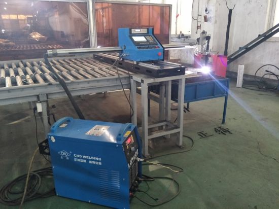 Oglekļa tērauds CNC metāla lokšņu griešanas mašīna huayuan jauda lgk plazmas griezējs