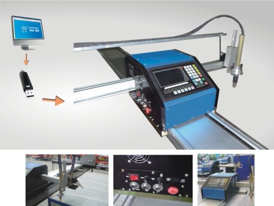 2017 lēta cnc metāla griešanas mašīna START zīmola LCD paneļa vadības sistēma 1300 * 2500mm darba zonas plazmas griešanas mašīna