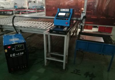Ātrgaitas lokšņu metāla cnc plazmas galda griešanas mašīna ar huayuan elektroenerģijas piegādātāju