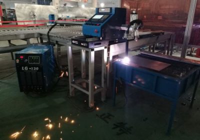 Augstas precizitātes CE ISO pārnesamā gāzes plazmas griešanas mašīna