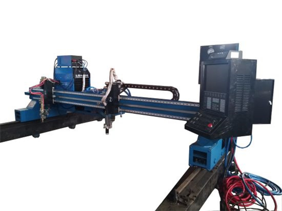 Metāla tērauda turekļa tips CNC plazmas griezējs / griešanas mašīna vieglajam tēraudam